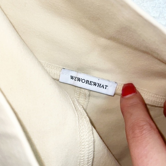 We Wore What Cream We Gave What High Waisted Biker Shorts - Picture 8 of 11